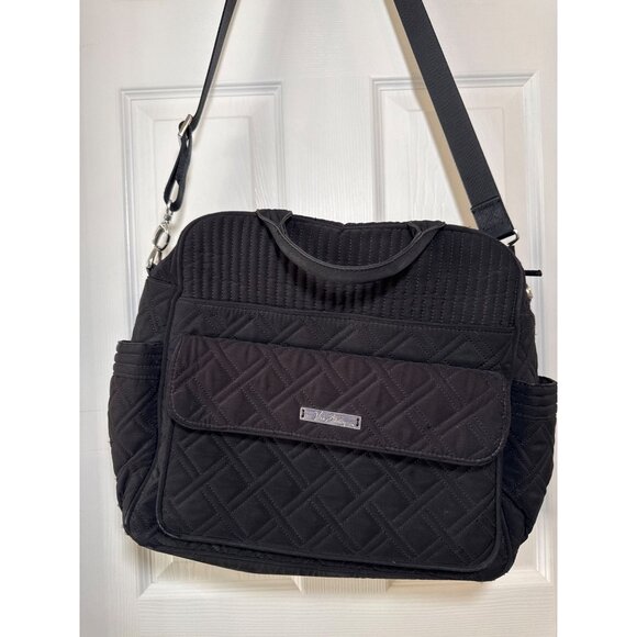 Vera Bradley Make a Change Baby Diaper Bag Black Unisex - Picture 3 of 10